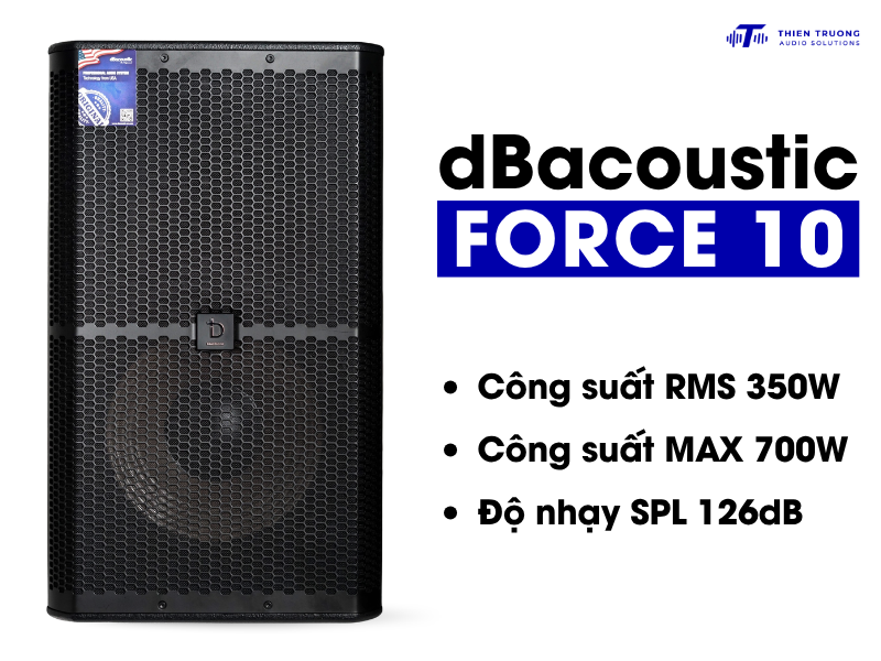Công suất dbacoustic ks912 đạt đỉnh 700W