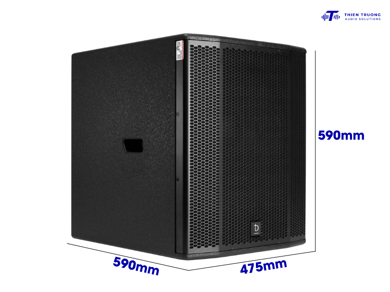 kích thước của sub hơi KS715s