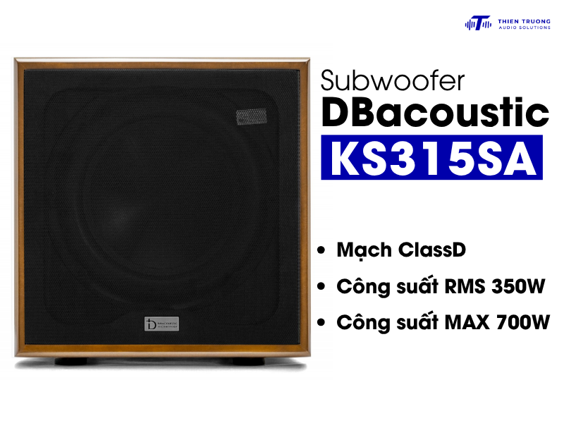 Công suất dbacoustic KS315SA thông số