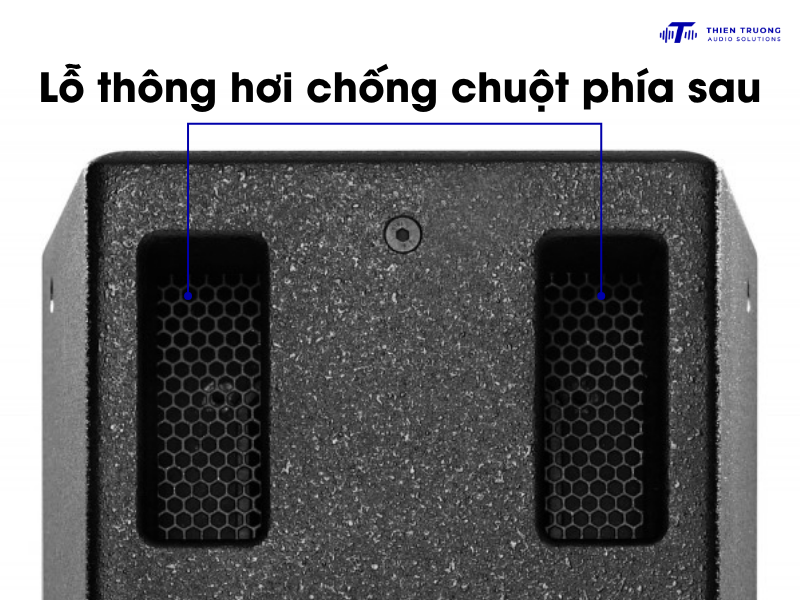 KS915 có lỗ thông hơi phía sau có lưới chống chuột
