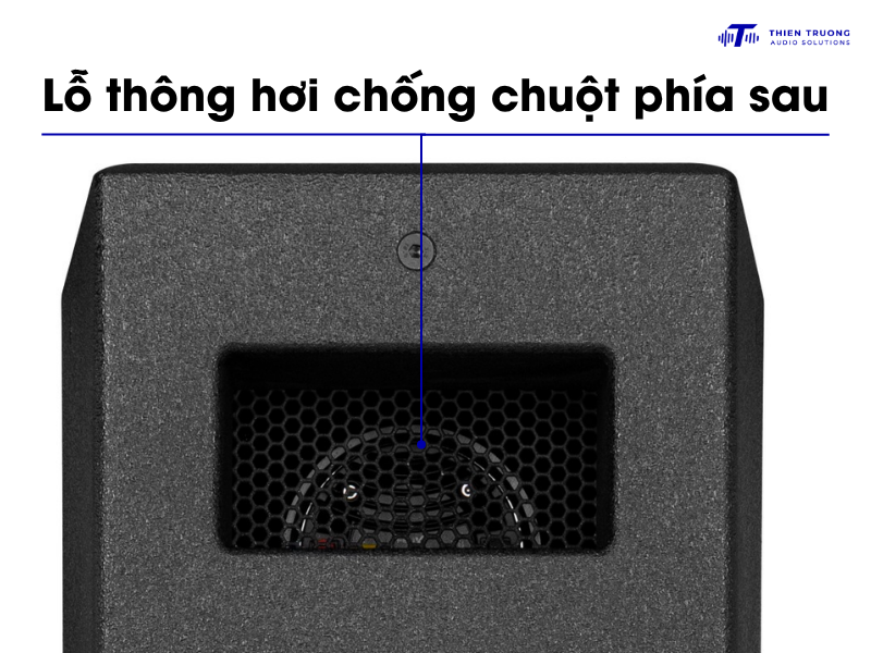 LX-S52 có lỗ thông hơi phía sau có lưới chống chuột