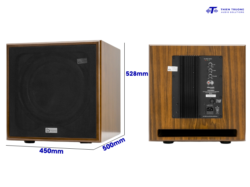 kích thước của sub điện KS315SA