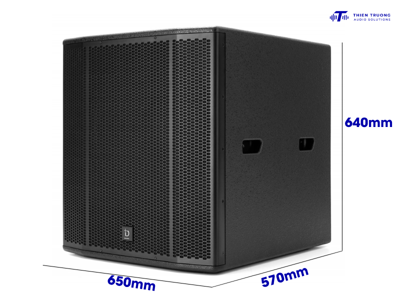 kích thước của sub hơi KS718S